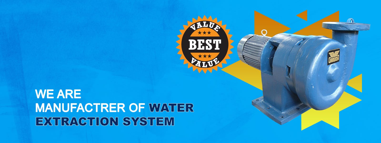 Manufacturers of water extraction system in Mumbai