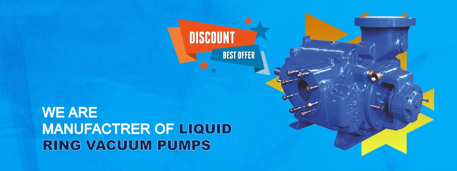 Liquid Rings Vacuum Pumps Manufacturer in Gujarat, India.